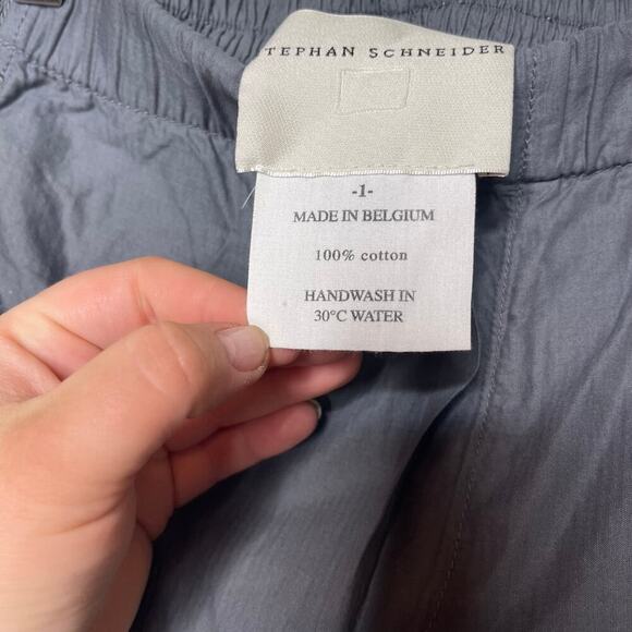 Stephan Schneider grey lightweight cotton obstruction trousers sz 1 US S - Picture 8 of 11